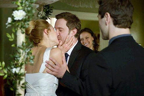 Being Human - Season 3 - "Always A Bridesmaid, Never Alive" - Kristen Hager and Sam Huntington