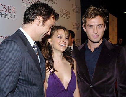 Clive Owen, Natalie Portman and Jude Law - "Closer" Los Angeles Premiere,  November 22, 2004