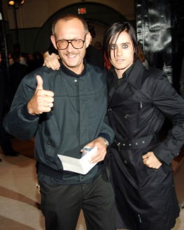 Terry Richardson and Jared Leto - Olympus Fashion Week, September 11, 2006