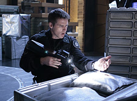 Stargate SG-1 - "Bounty" - Ben Browder as Lt. Col. Cameron Mitchell