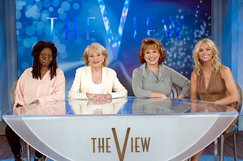 The View - Hosts: Whoopi Goldberg, Barbara Walters, Joy Bahar, Elisabeth Hasselbeck