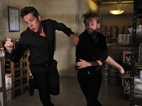 Criminal Minds - Season 8 - "Brothers Hotchner" - Sean Maguire as Thane Parks, Eric Johnson as Sean Hotchner