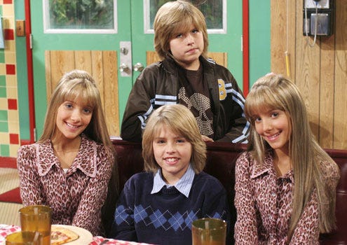 The Suite Life of Zach and Cody - Season 2 - "Twins at the Tipton" - Cole Sprouse, Dylan Sprouse, Camilla Rosso and Rebecca Rosso