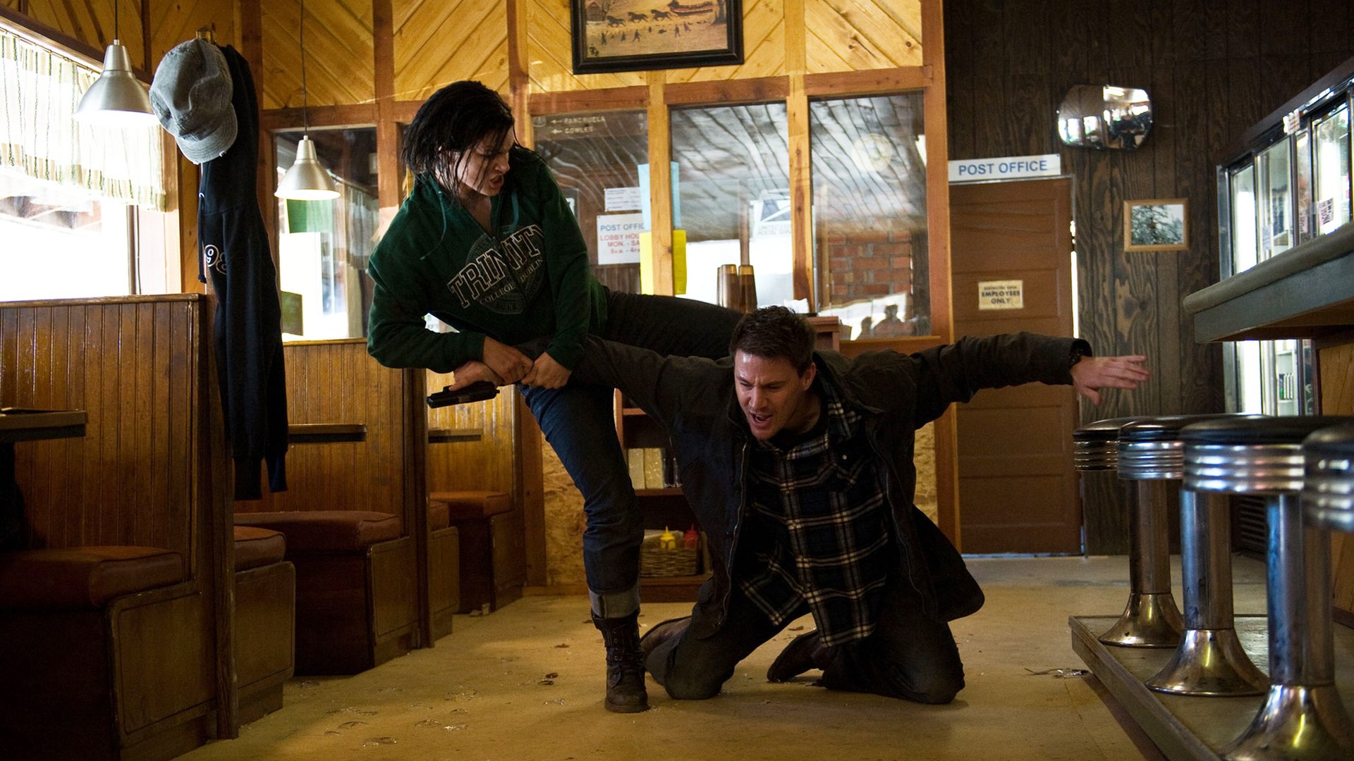 Gina Carano and Channing Tatum, Haywire