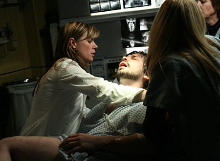 ER- Season 13, "Dying is Easy" - Maura Tierney as Abby Lockhart