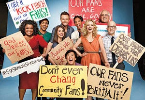 Community Stars Celebrate Their TV Guide Magazine Fan Favorites Victory