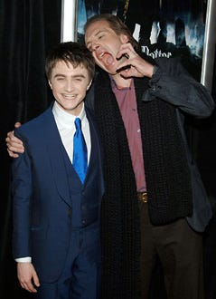 Daniel Radcliffe and Ralph Fiennes - "Harry Potter and the Goblet of Fire" New York City Premiere - 2005