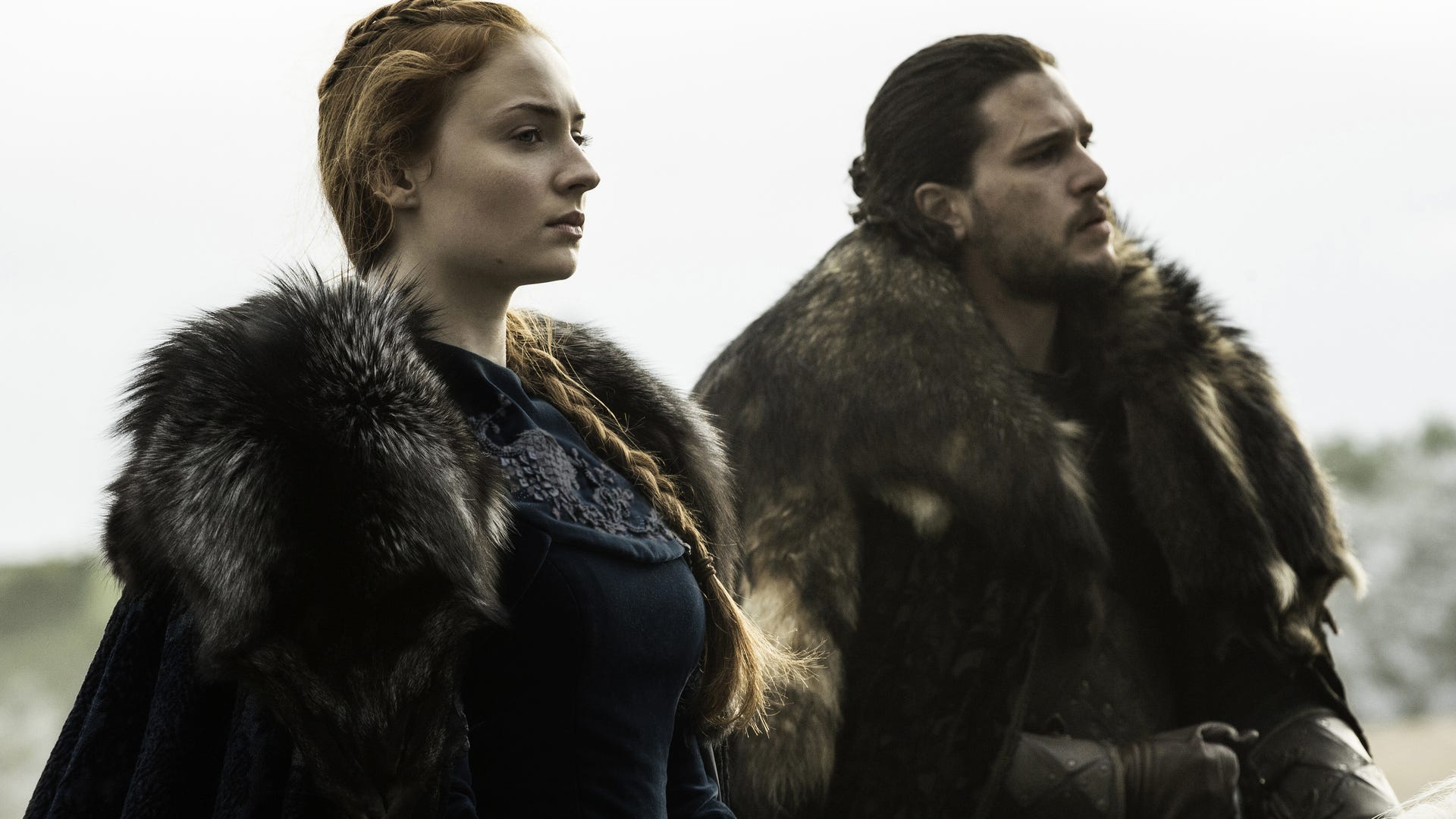 Sophie Turner and Kit Harington, Game of Thrones