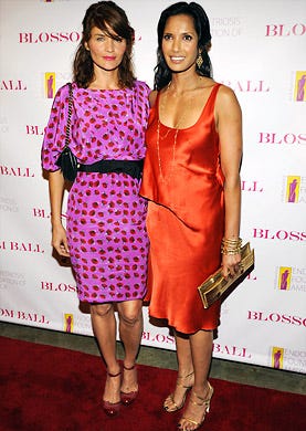Helena Christensen and Padma Lakshmi attends- The 1st Annual Blossom Ball in New York City, April 20, 2009
