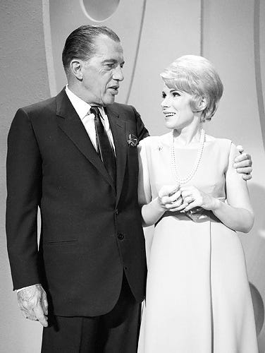 Ed Sullivan, Joan Rivers  -  performs on the CBS television variety program "The Ed Sullivan Show," on September 11, 1966, in New York, New York