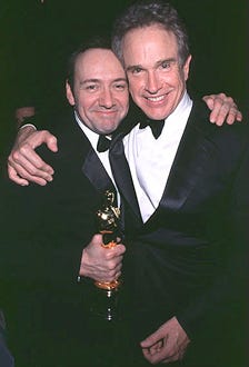Kevin Spacey & Warren Beatty - The 72nd Annual Academy Awards Governers Ball, March 26, 2000