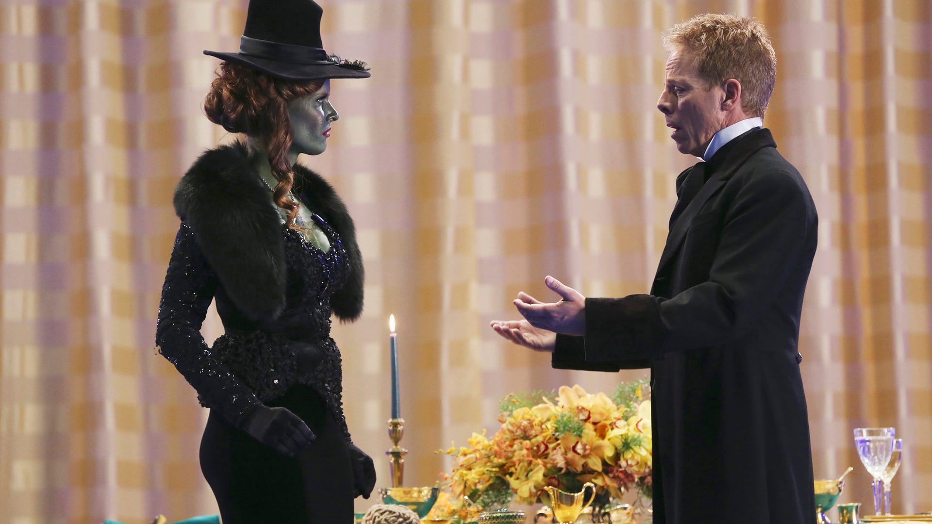 Rebecca Mader and Greg Germann, Once Upon a Time