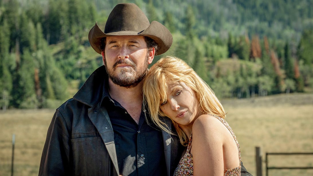 Cole Hauser and Kelly Reilly, Yellowstone