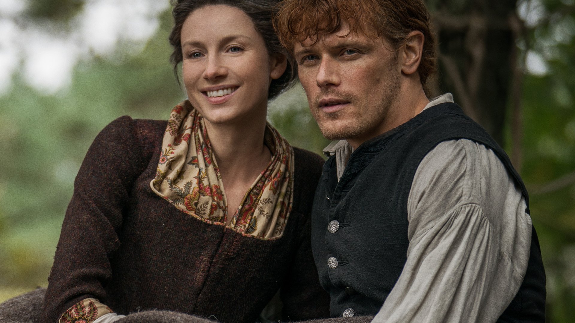 Caitriona Balfe and Sam Heughan, Outlander