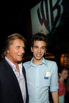Don Johnson and Jay Baruchel of "Just Legal" - 2005 WB Networks All Star Celebration