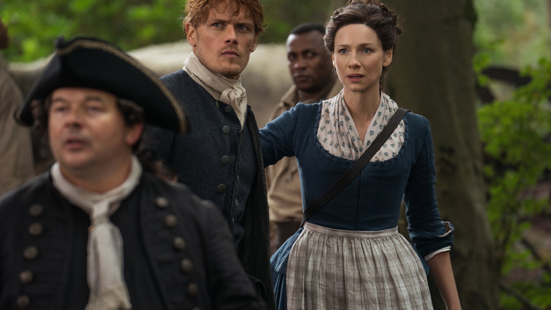 Caitriona Balfe and Sam Heughan, Outlander