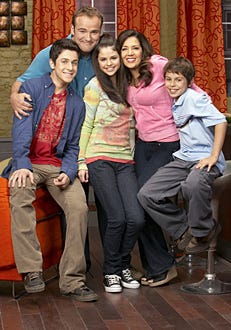 Wizards of Waverly Place - David Henrie as "Justin," David DeLuise as "Jerry," Selena Gomez as "Alex," Maria Canals as "Theresa" and Jake T. Austin as "Max"