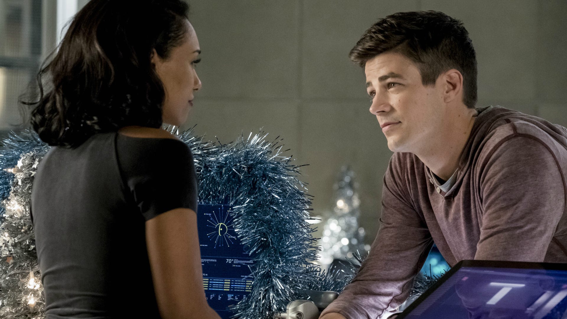 Grant Gustin and Candice Patton, The Flash​