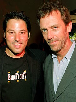 Greg Grunberg and Hugh Laurie - Entertainment Weekly Magazine Pre-Emmy Party - August 2006