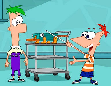 Phineas and Ferb - Season 1 - "Toy to the World" - Ferb and Phineas
