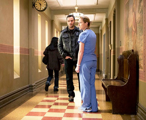 Nurse Jackie - Season 6 - "Heart" - Dominic Fumusa and Edie Falco