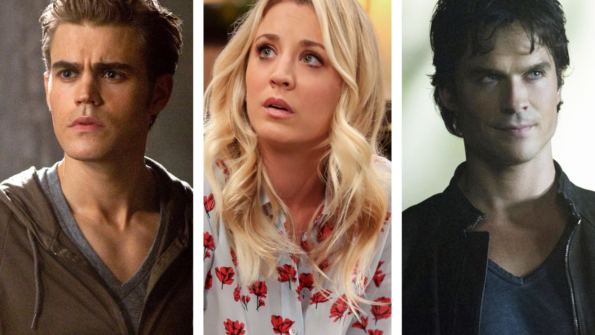 Paul Wesley, The Vampire Diaries, Kaley Cuoco, The Big Bang Theory, Ian Somerhalder, The Vampire Diaries