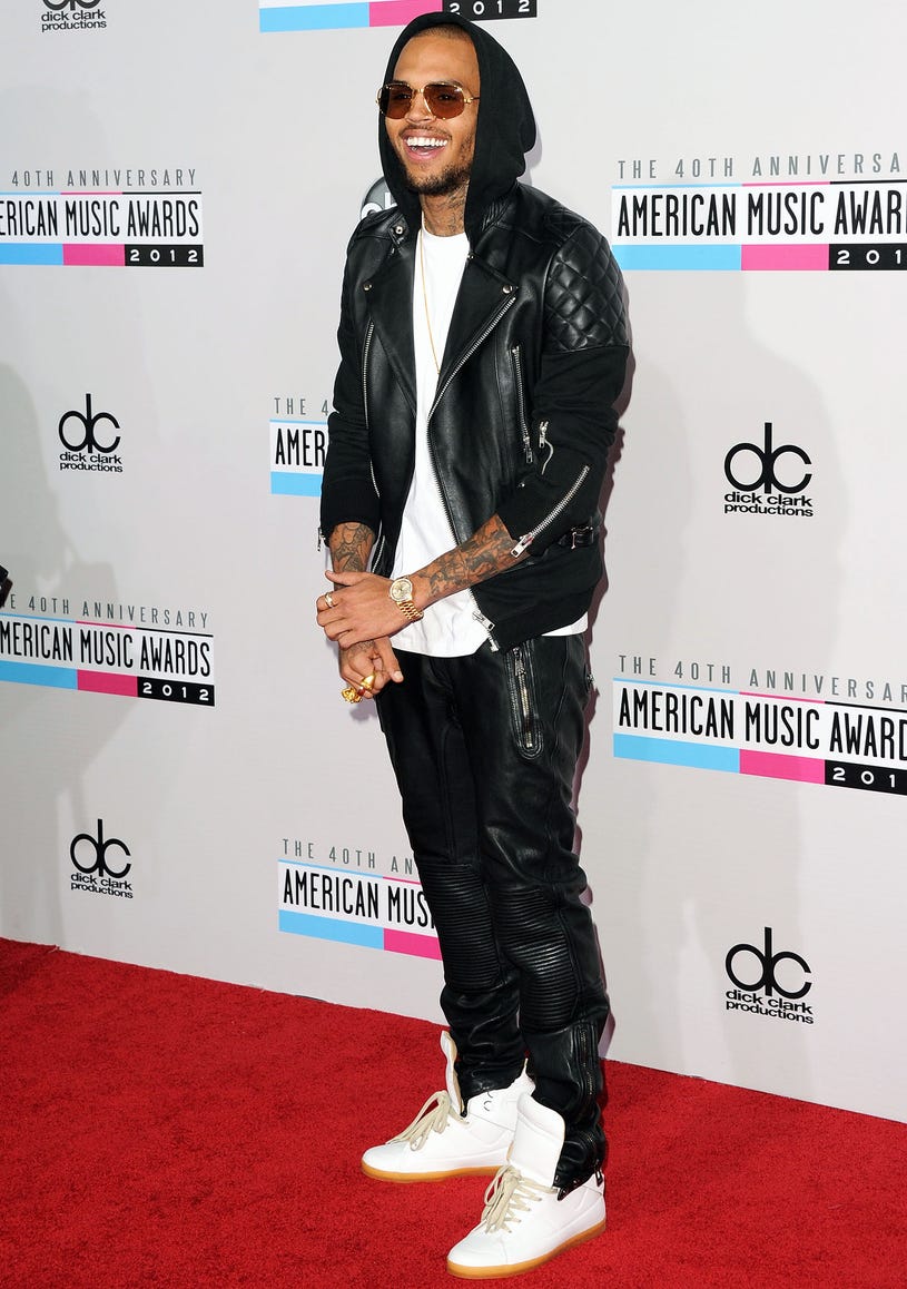 Chris Brown - 40th American Music Awards in Los Angeles, November 18, 2012