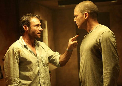 Prison Break - Season 3 - "Bang and Burn" - Chris Vance and Wentworth Miller