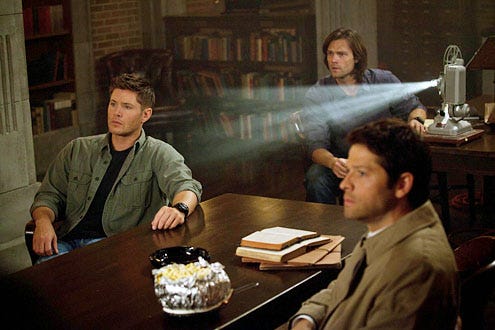 Supernatural - Season 8 - "Clip Show" - Jensen Ackles, Jared Padalecki and Misha Collins