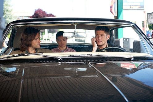 Supernatural - Season 8 - "We Need to Talk About Kevin" - Jared Padalecki, Osric Chau and Jensen Ackles