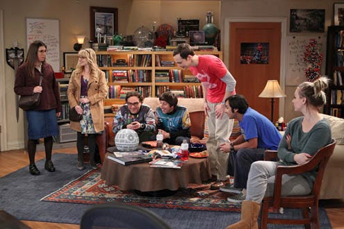 The Big Bang Theory - Season 7 - "The Proton Transmogrification" - Mayim Bialik, Melissa Rauch, Johnny Galecki, Simon Helberg, Jim Parsons, Kunal Nayyar and Kaley Cuoco-Sweeting