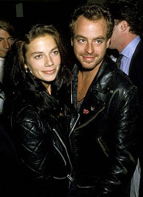 Justine Bateman and Leif Garrett - Movieline Party - September 30, 1988 - Los Angeles, CA