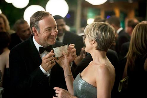 House of Cards - Season 1 - "Chapter 5" - Kevin Spacey and Robin Wright