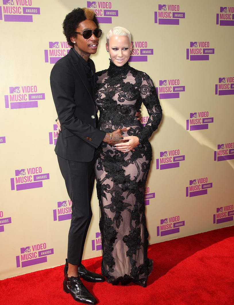 Wiz Khalifa and Amber Rose - 2012 MTV Video Music Awards in Los Angeles, September, 6 2012