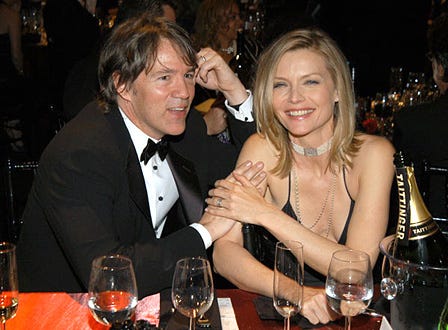 David E. Kelley and Michelle Pfeiffer - The Ninth Annual Screen Actors Guild Awards, March 9, 2003