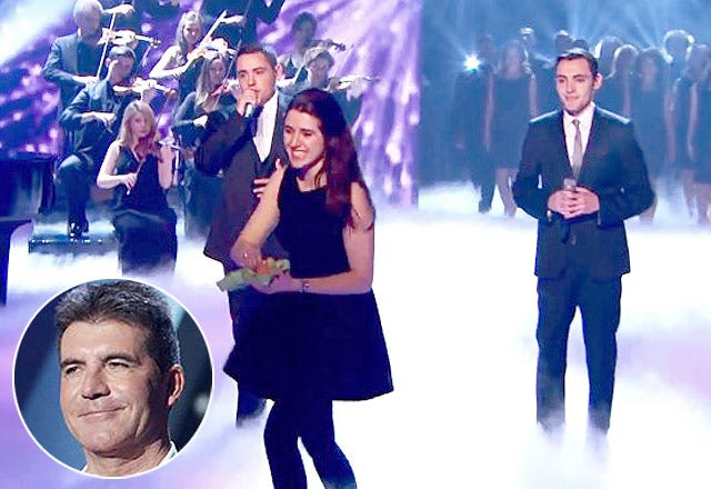 VIDEO: Simon Cowell Gets Egged on Britain's Got Talent