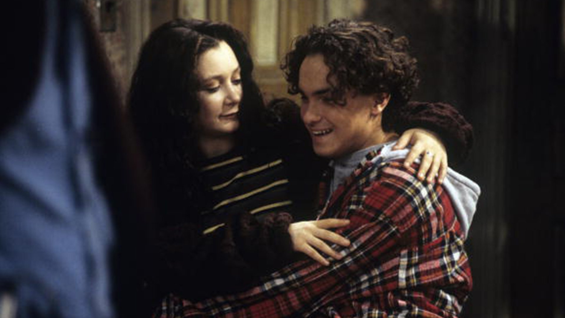 Sara Gilbert and Johnny Galecki, Roseanne
