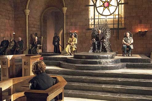 Game of Thrones - Season 4 - "The Laws of Gods and Men" - : Lena Headey, Peter Dinklage, Pedro Pascal, Charles Dance and Roger Ashton-Griffiths