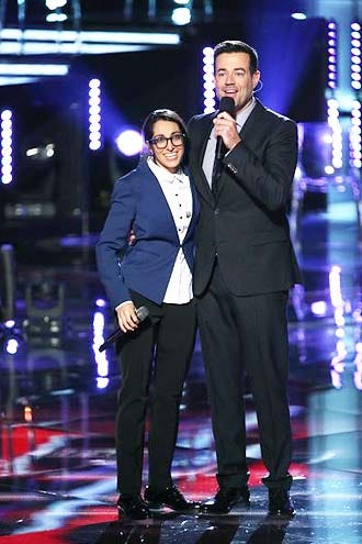 The Voice - Season 5 - "Live Semi-Final Results" - Michelle Chamuel and Carson Daly