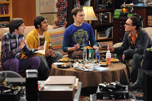 The Big Bang Theory - Season 5 - "The Werewolf Transformation" - Simon Helberg, Kunal Nayyar, Jim Parsons, Johnny Galecki