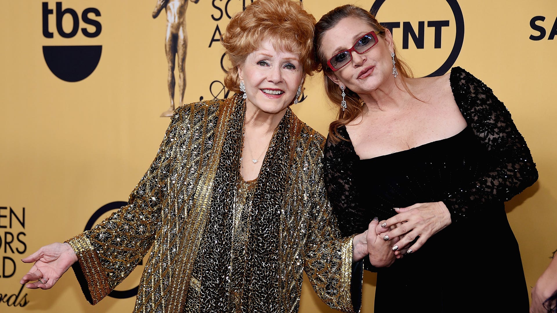 Debbie Reynolds and Carrie Fisher