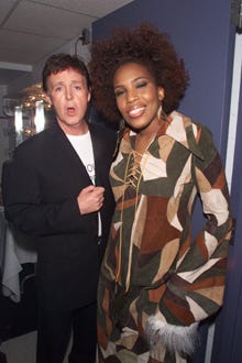 Paul McCartney and Macy Gray - VH1 Vogue Fashion Awards  in New York City, October 20, 2000