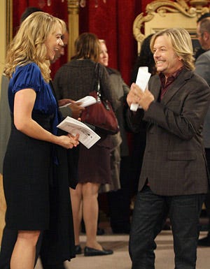 Rules of Engagement - Season 3 - "Russell's Secret" - Megyn Price as Audrey and David Spade as Russell