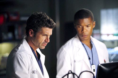 Grey's Anatomy - Season 10 - "Map Of You” - Patrick Dempsey, Gaius Charles