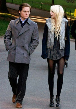 Gossip Girl - Season 3 - "The Last Days of Disco Stick" - Kevin Zegers as Damien and Taylor Momsen as Jenny