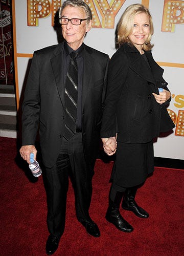 Mike Nichols and Diane Sawyer - opening night of "It's Only a Play", New York City, October 9, 2014