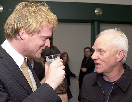 Paul Bettany and Malcolm McDowell - New York Premiere of "Gangster No. 1"