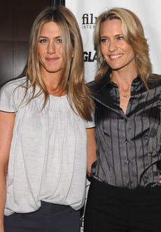 Jennifer Aniston and Robin Wright Penn - West Hollywood, CA - Oct. 16, 2006