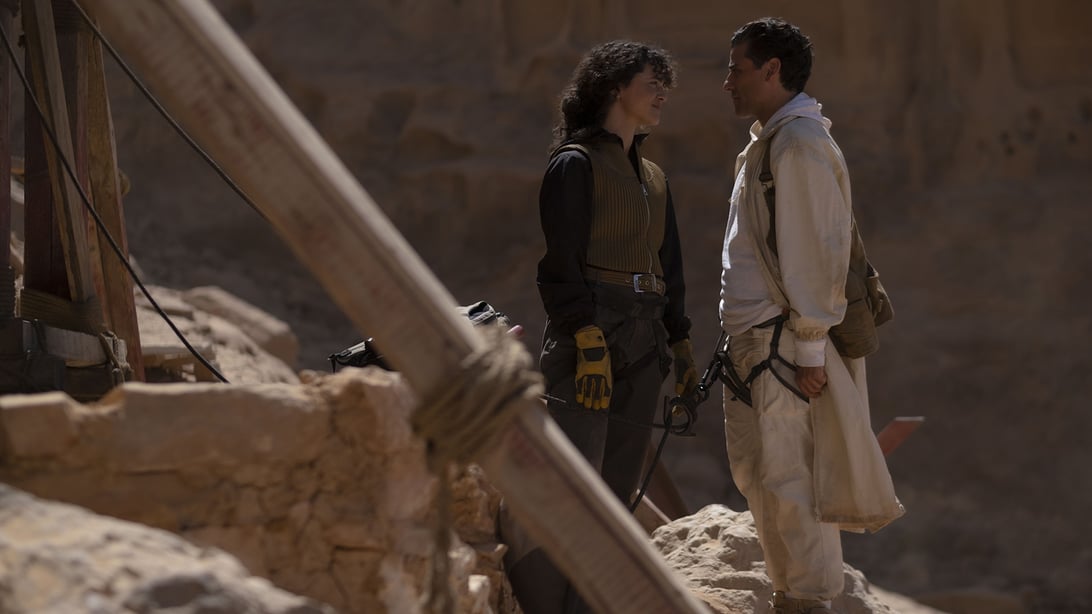 May Calamawy and Oscar Isaac, Moon Knight