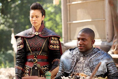 Once Upon A Time - Season 2 - "Lady of the Lake" - Jamie Chung and Sinqua Walls